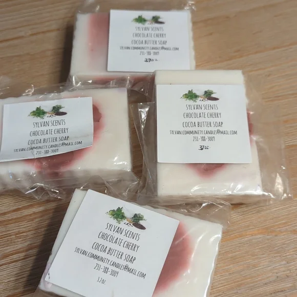 ❤️❤️❤️❤️Chocolate Cherry Cocoa Butter Soaps - Picture 3 of 4
